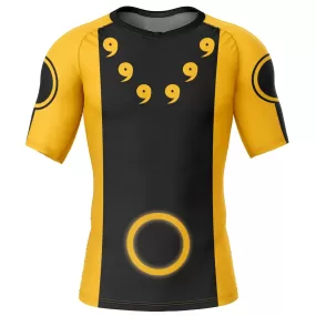 Naruto 'Six Paths' Short Sleeve Compression Rashguard