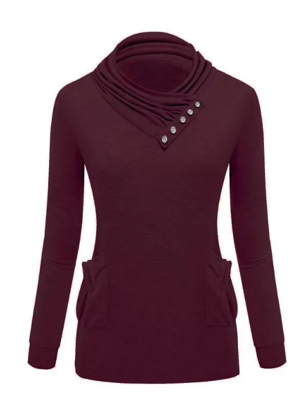 Neck and Neck Button Top