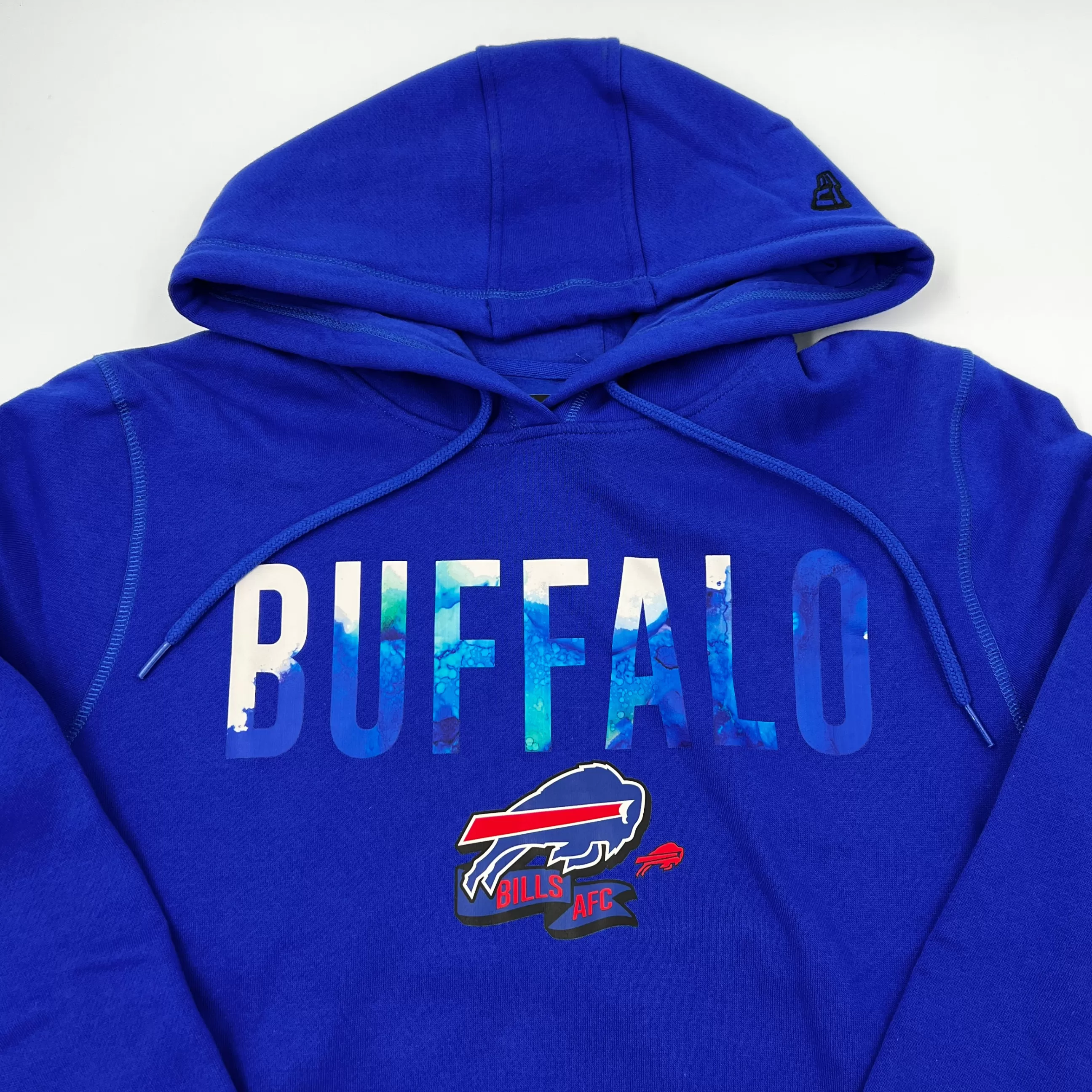 New Era Bills Blue Ink 2022 Sideline Hoodie