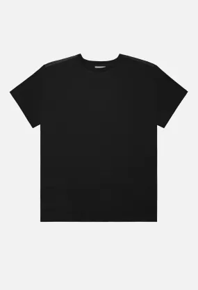 Nylon Panel Tee / Black