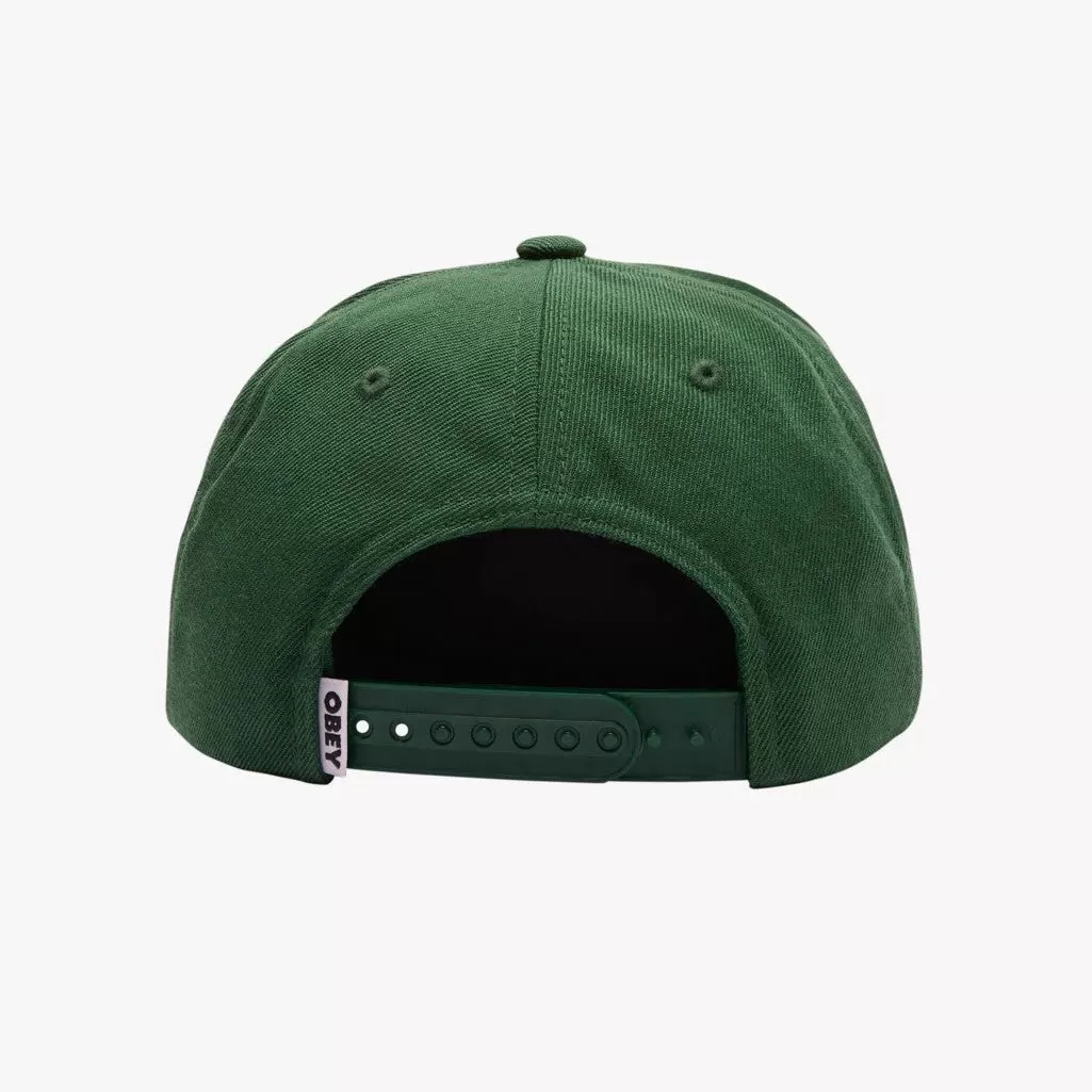 OBEY Lowercase 6 Panel - Green