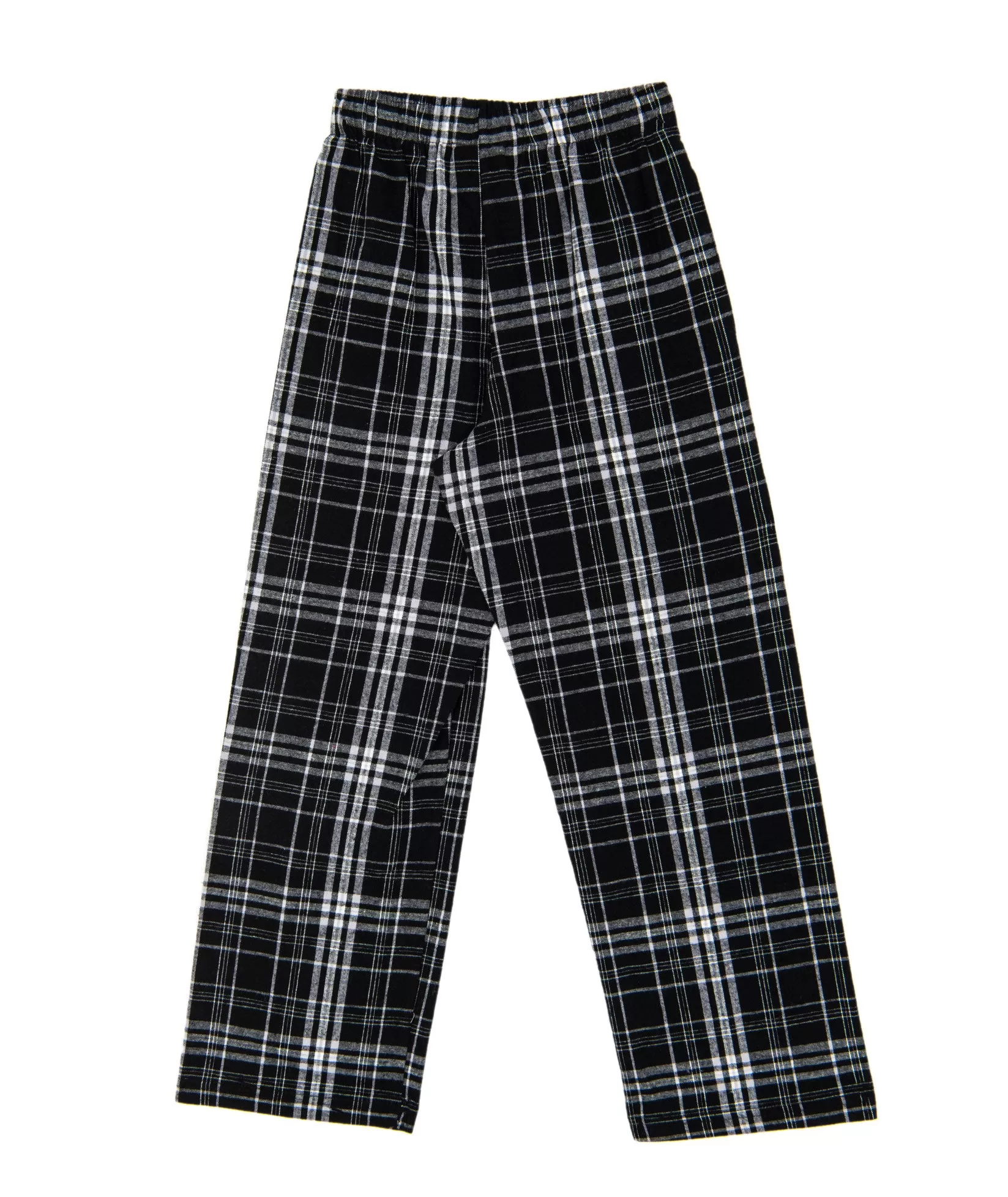 Ombre Letters Plaid Camp Flannel Pant