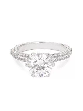 Ornate Jewels 3 Carat Sparkling Solitaire Ring