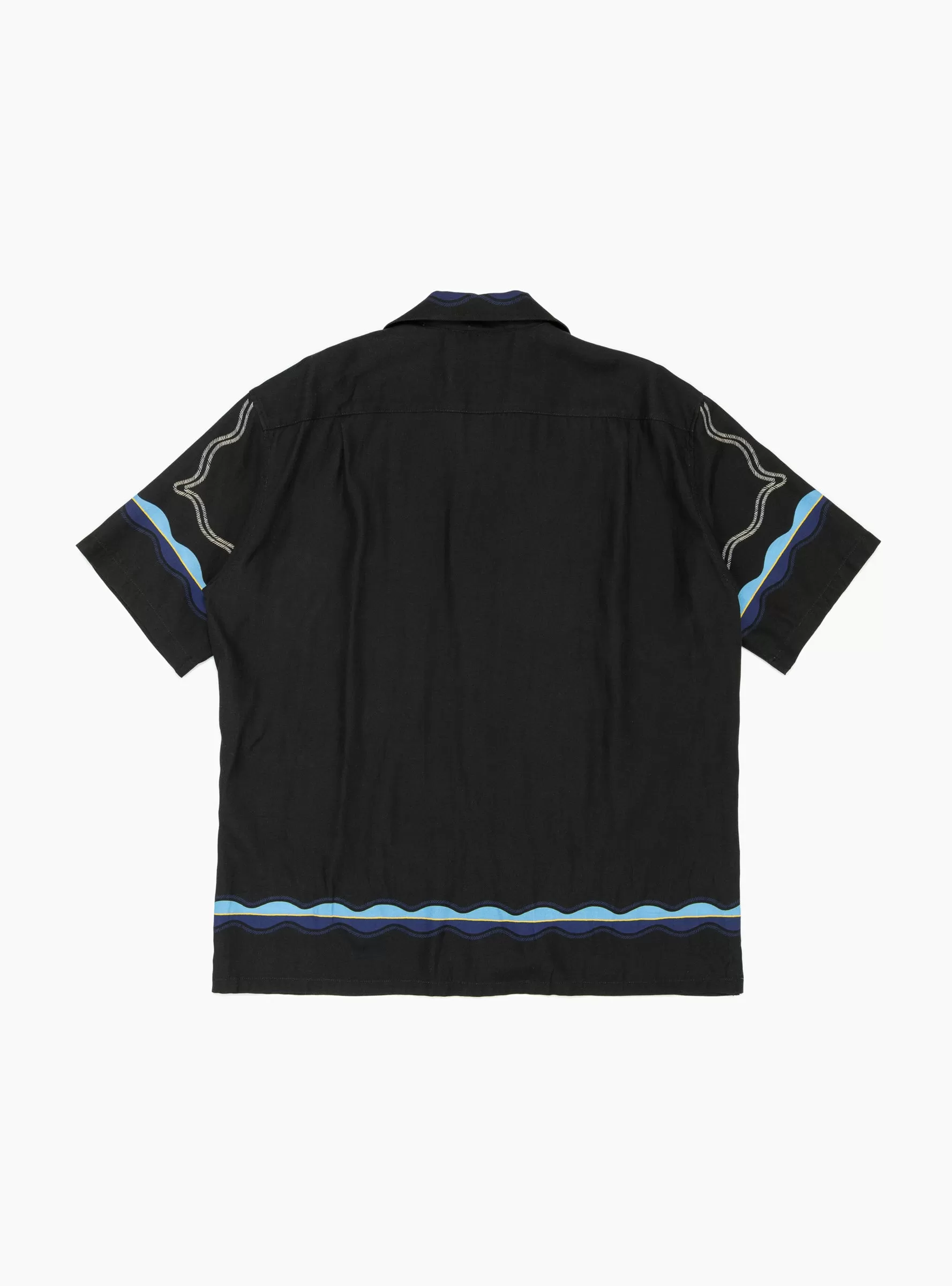 Panel Print Shirt Black