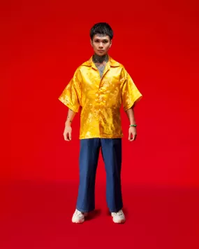 Pantai shirt in Tenun Cina (Yellow)