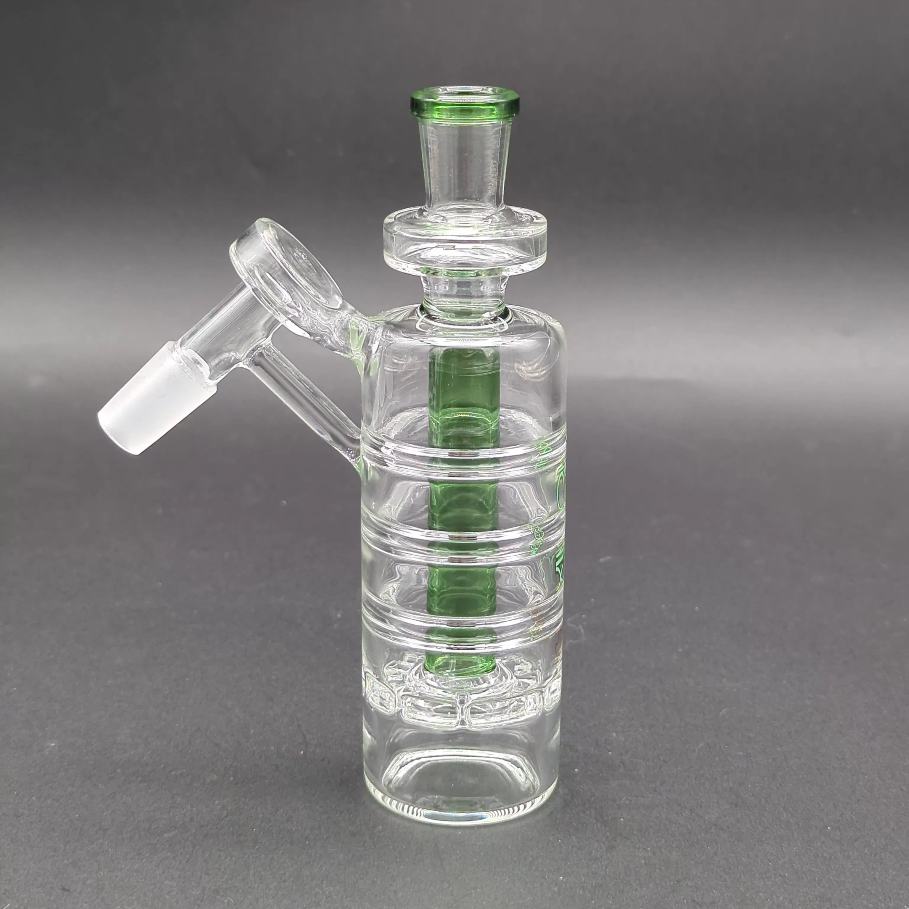 Phoenix Ribbed Ash Catcher with Perc 14mm 45°