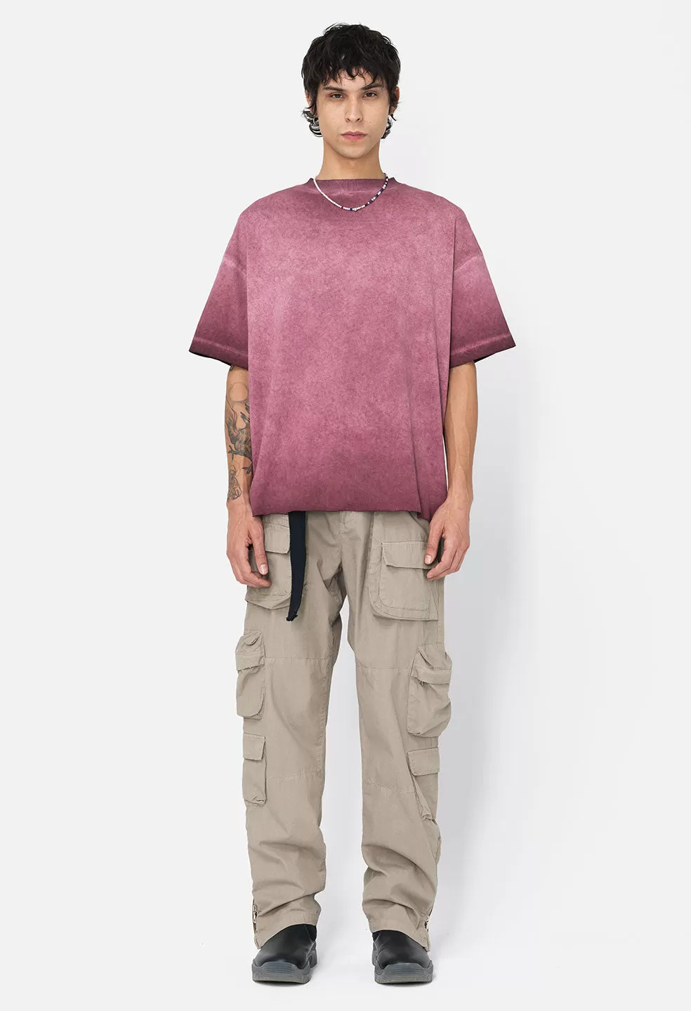 Phoenix Tee / Oil Wash Ruby