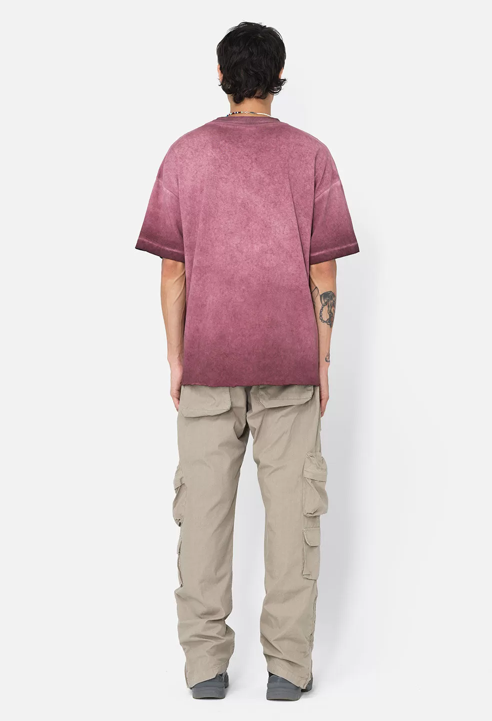 Phoenix Tee / Oil Wash Ruby