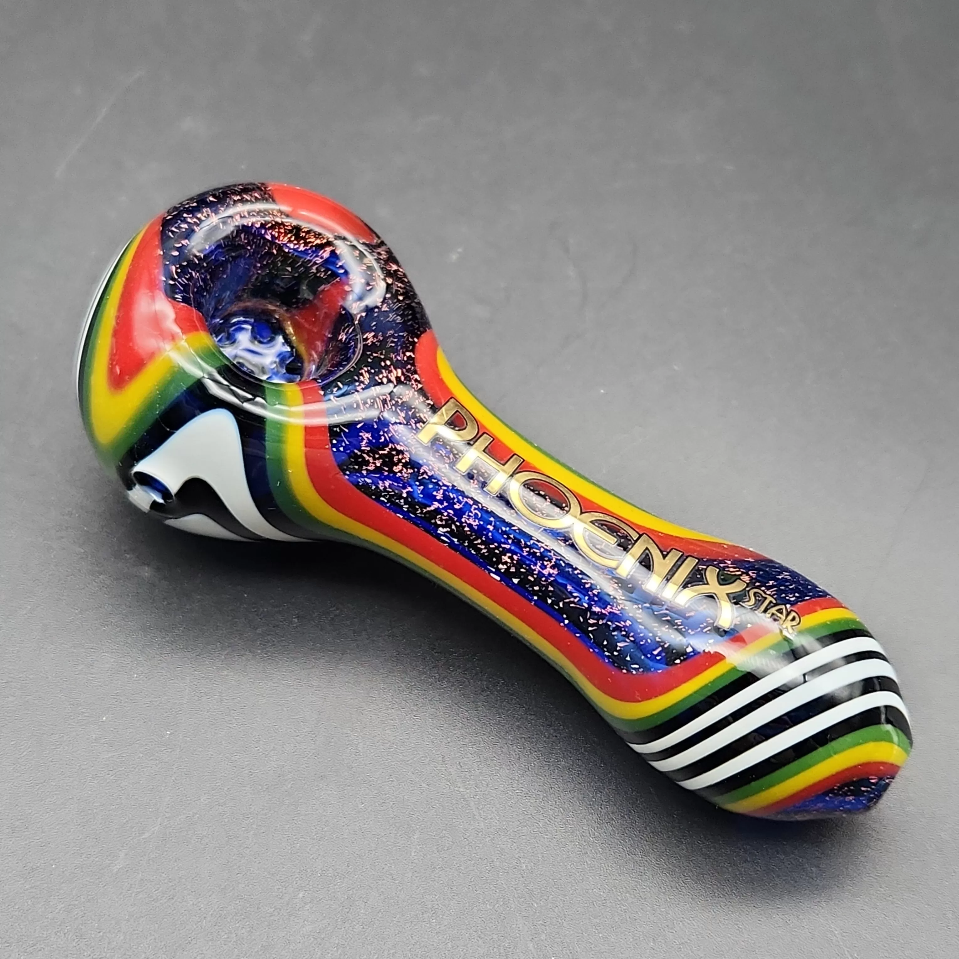 Phoenix Wig Wag Dichro Hand Pipe w/ Screen