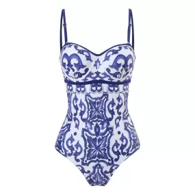 Porcelain One Pc Swimsuit