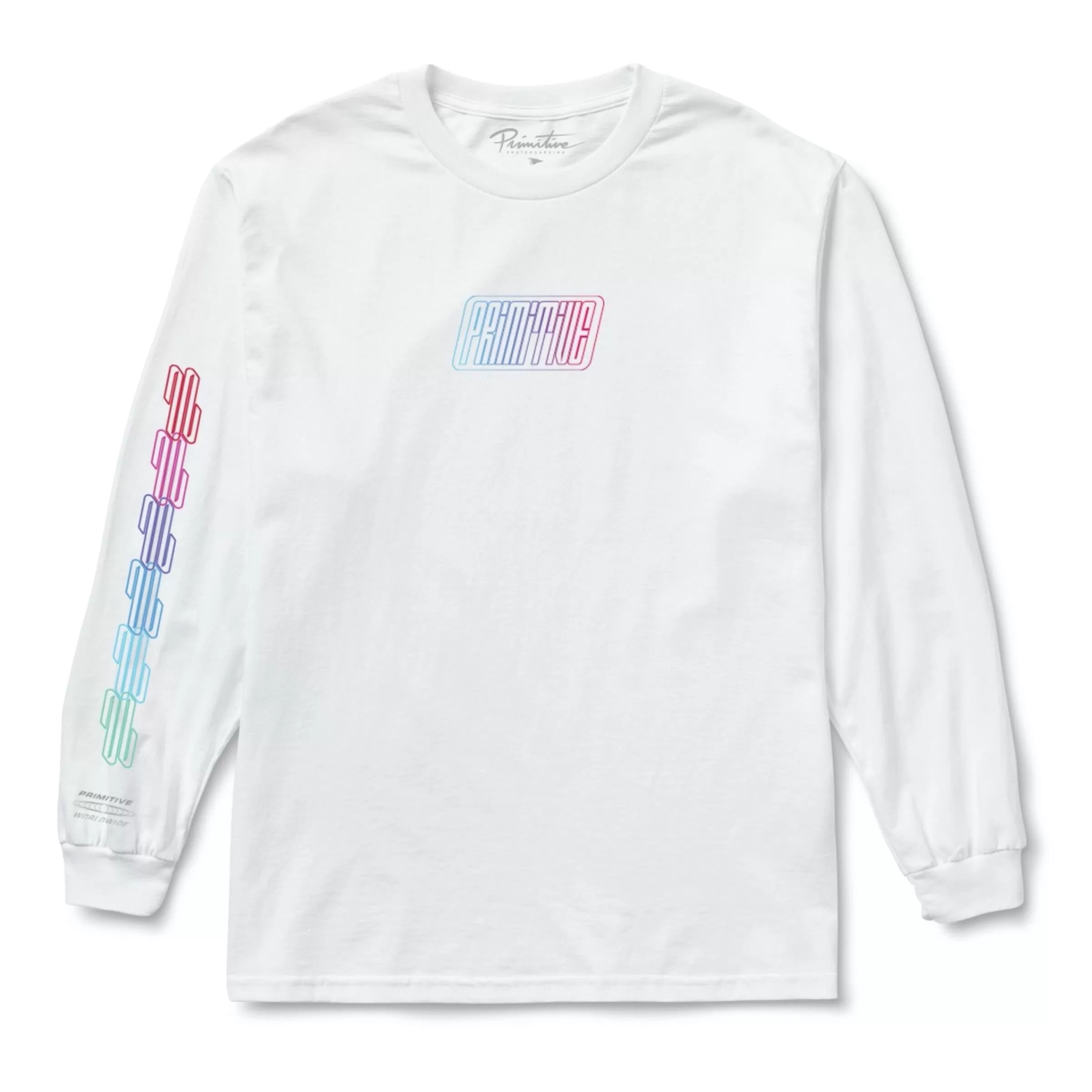 Primitive Abyss L/S Tee in White