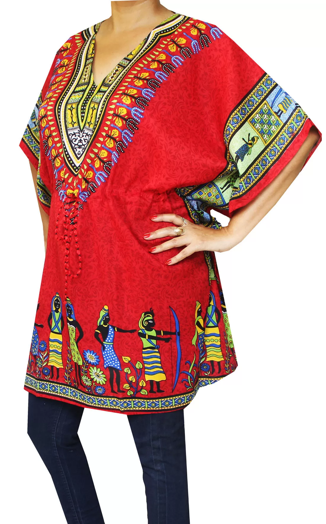 Printed Womens Caftan Maternity Dress