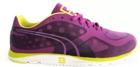 Puma Faas 100 R Womens Trainers Running Shoes Purple Mesh Lace 186750 01 B51A