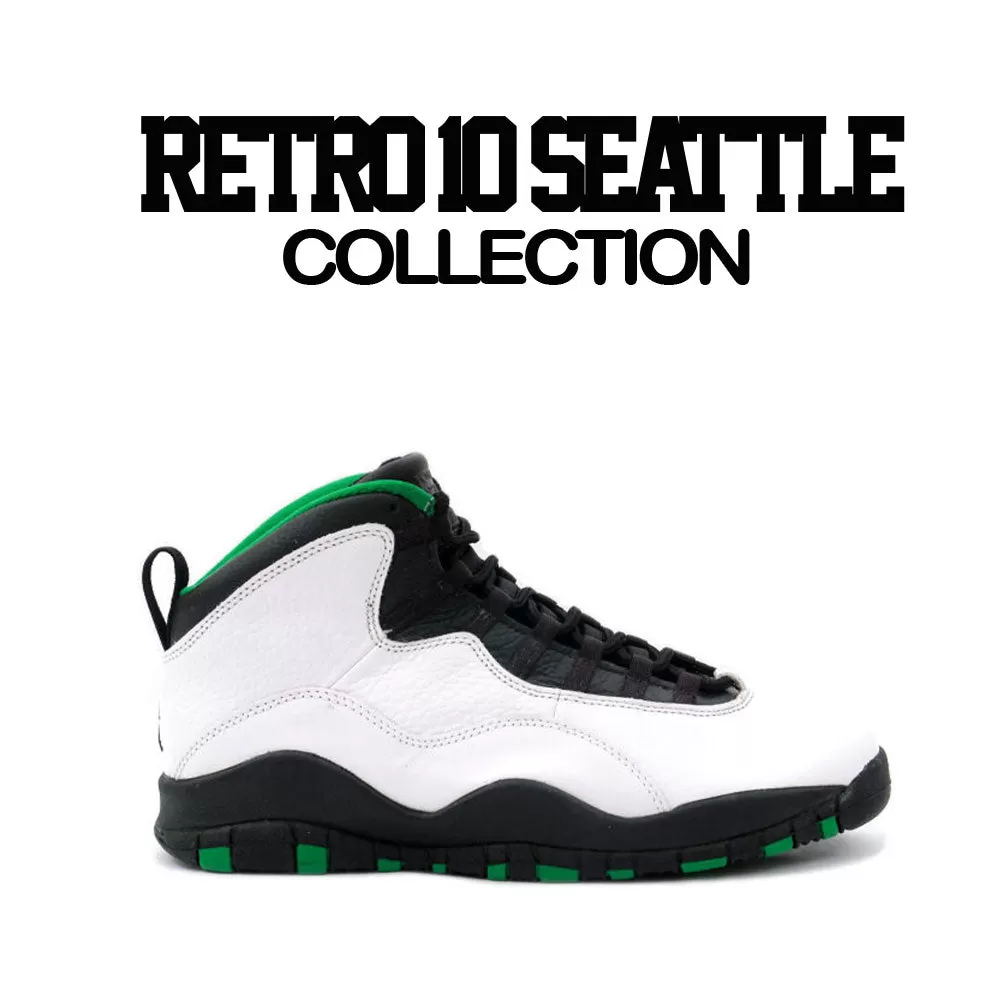 Retro 10 Seattle ST Logo Hoody