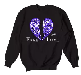 Retro 13 Court Purple Love Sweater