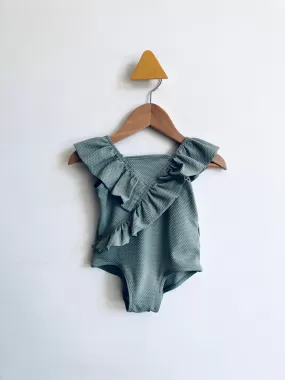 Ruffled Waffle Swimsuit // 6-12M