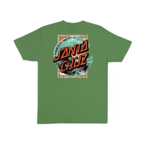 Santa Cruz Breaker Dot T-Shirt - Dill Green