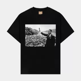 SP x MLK Crowd Mens Short Sleeve Shirt (Black/White)