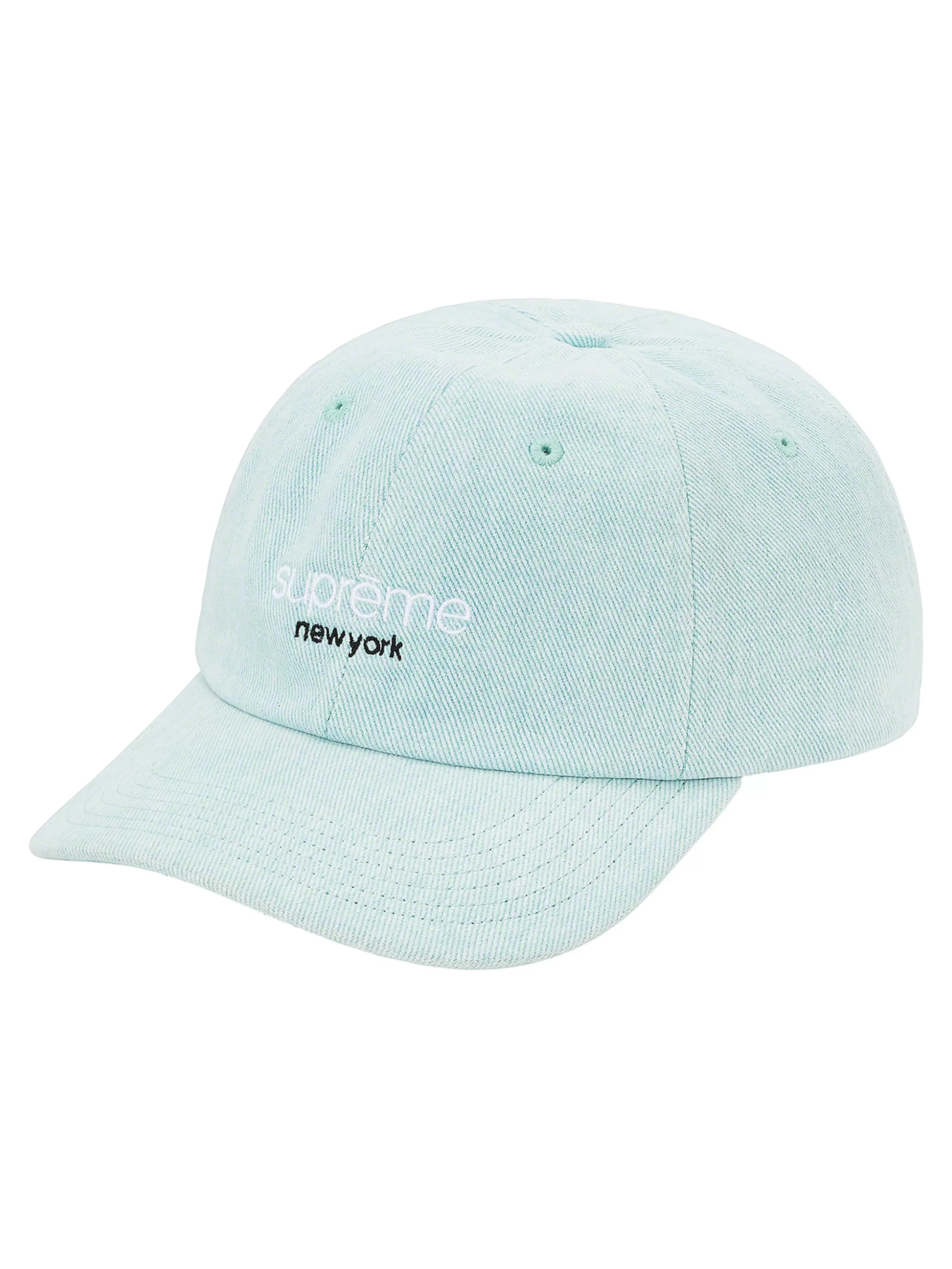 Supreme Classic Logo 6-Panel Cap Light Blue [SS21]