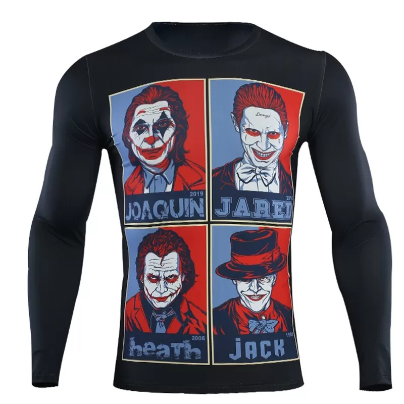 The Joker Compression 'Hope' Long Sleeve Rashguard