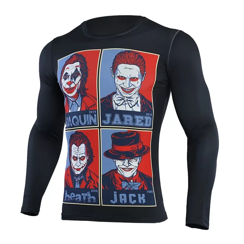 The Joker Compression 'Hope' Long Sleeve Rashguard