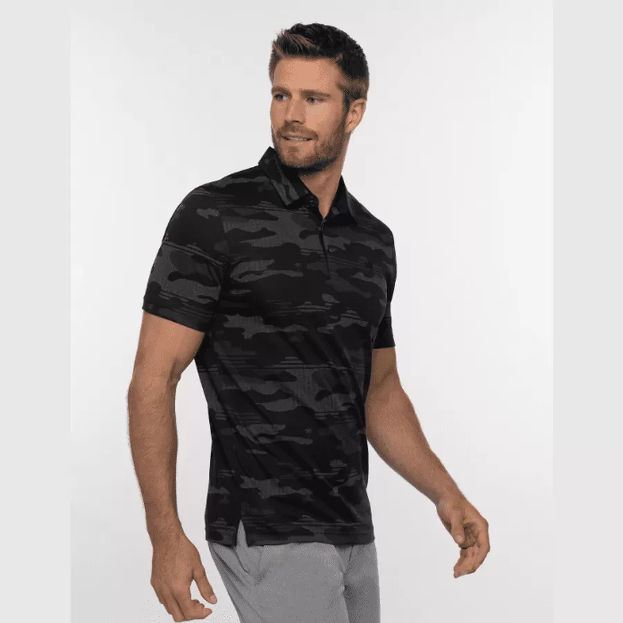 Travis Mathew Beachside Stealth Polo - Black