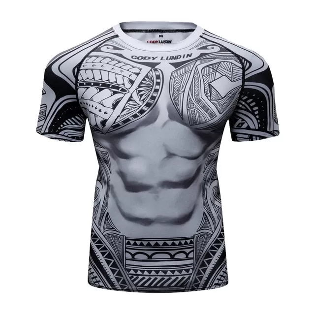 Tribal Compression 'Pe'a' Elite Short Sleeve Rashguard