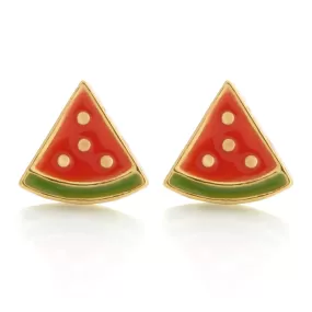 Watermelon Cute Fruits Studs Earrings