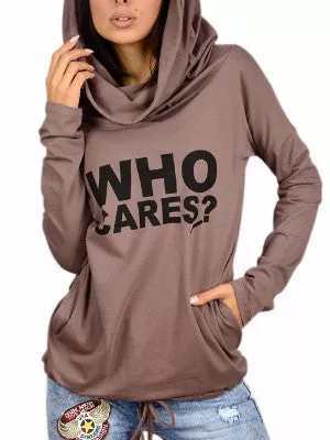 WealFeel Who Cares Hooded Sweatshirt