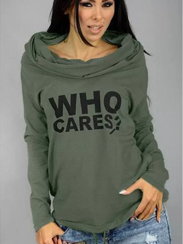 WealFeel Who Cares Hooded Sweatshirt