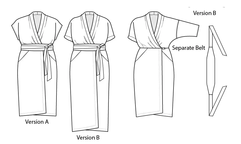 Wildwood Dress Sewing Pattern | Plus Sizes 16-34 by Sew House Seven