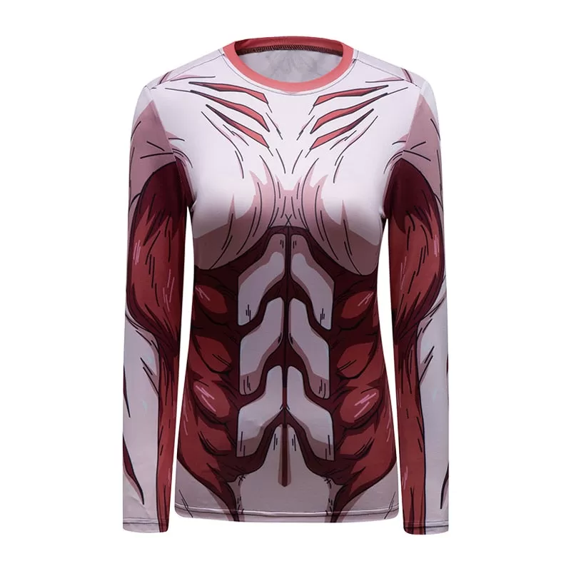 Women's Attack on Titan Elite Long Sleeve Rashguard