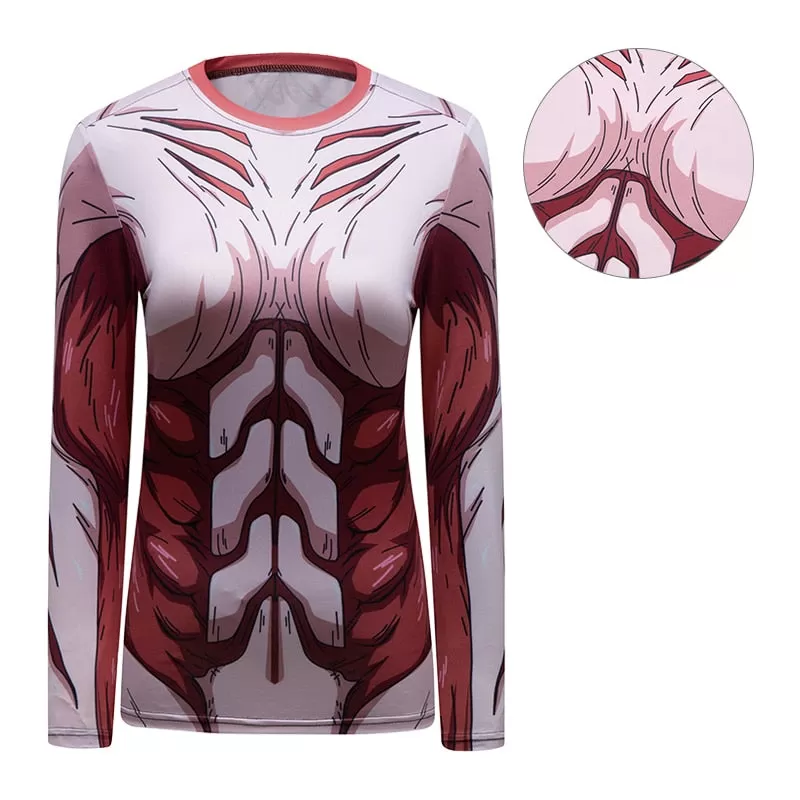 Women's Attack on Titan Elite Long Sleeve Rashguard