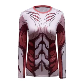 Women's Attack on Titan Elite Long Sleeve Rashguard