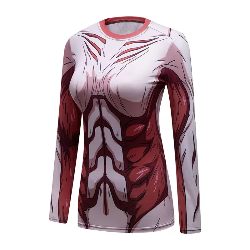 Women's Attack on Titan Elite Long Sleeve Rashguard