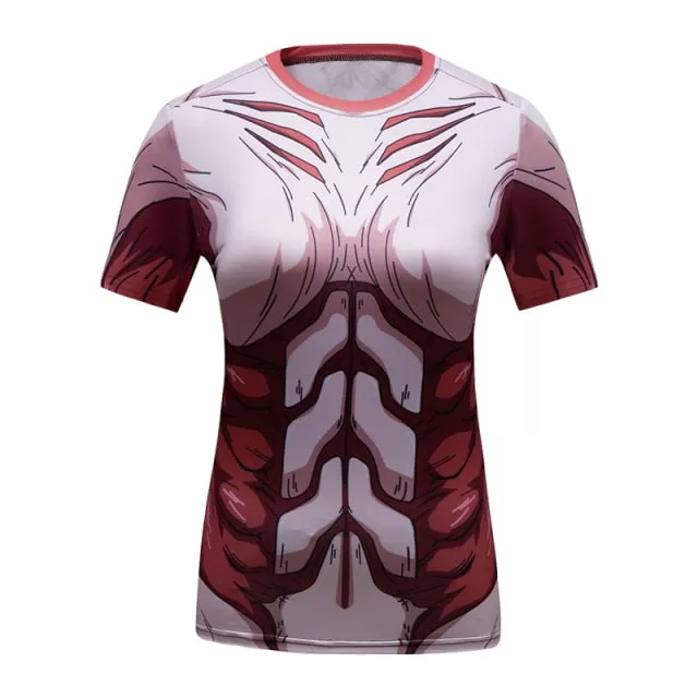 Women's Attack on Titan Elite Short Sleeve Rashguard