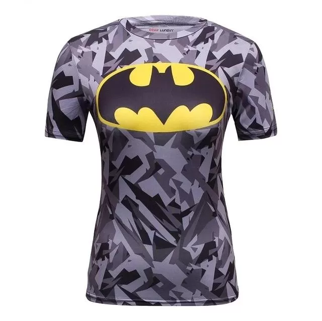 Women's Batman 'Urban Camo' Short Sleeve Rashguard