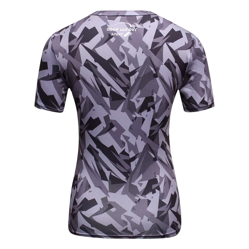 Women's Batman 'Urban Camo' Short Sleeve Rashguard